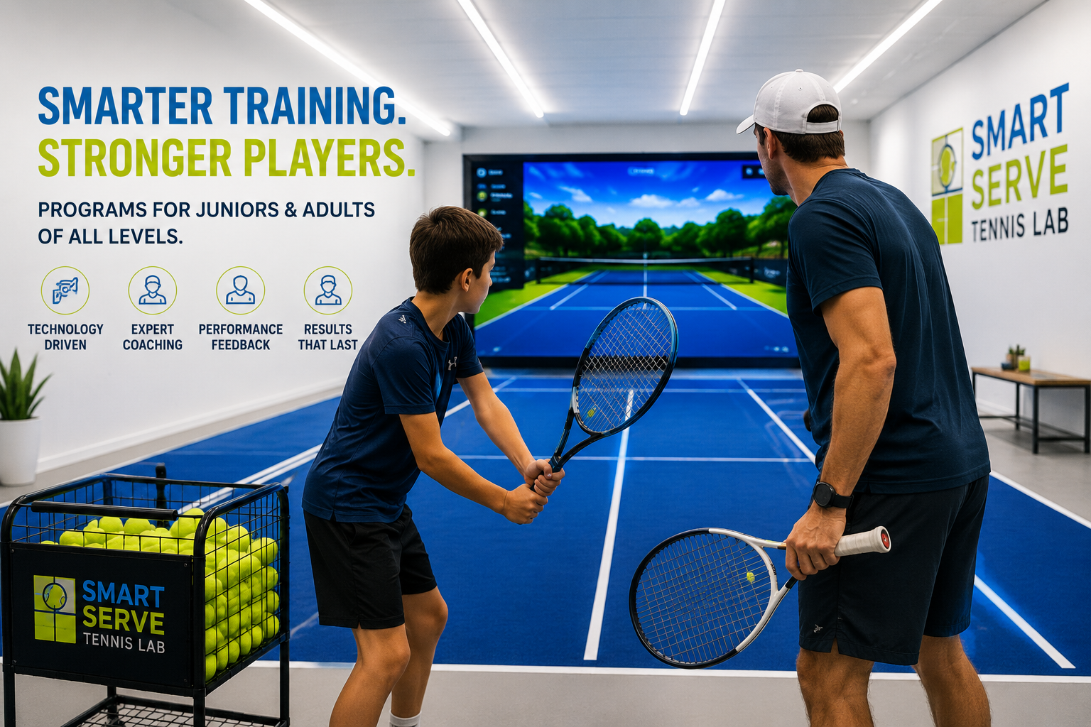 Smart Serve Tennis Lab junior and adult tennis programming