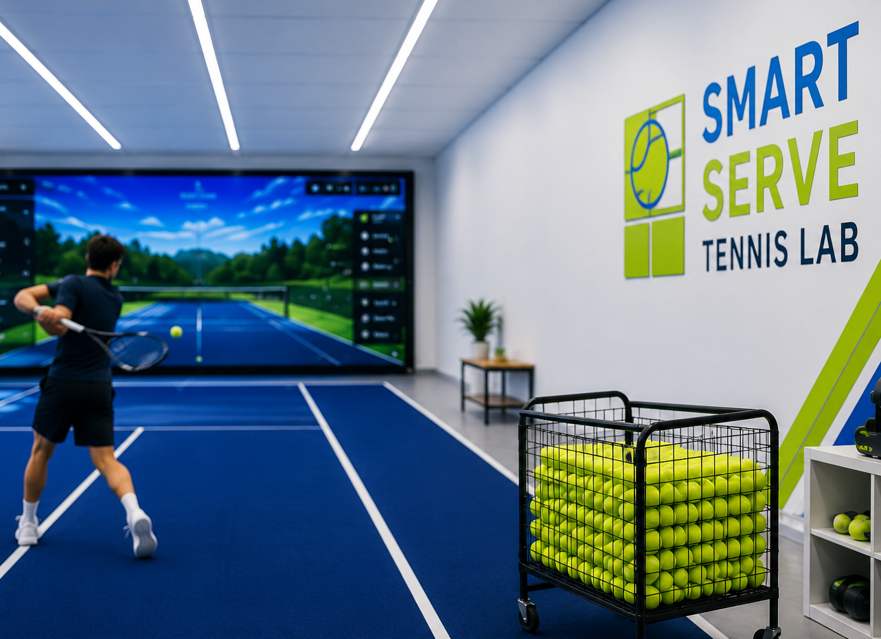 SmartServe Tennis Lab simulator training